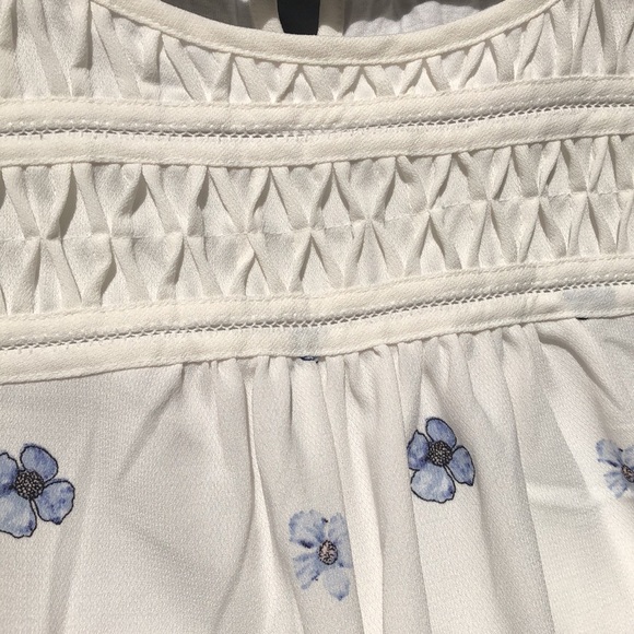 Elle Sleeveless Top Blue Flowers XXL - Picture 3 of 4